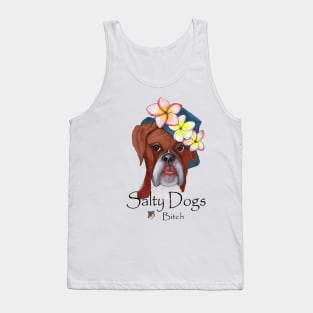 Boxer Dog:  SALTY DOGS BITCH Tank Top